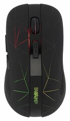 Мышь Oklick 975GW SWAMP, игровая, оптическая, беспроводная, USB, черный [1018262]