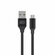 Кабель для зарядки USB - micro-USB, 2A, 1 м, черный, нейлон, ахха...