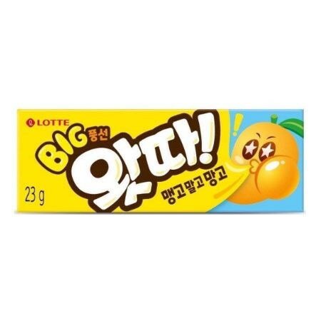 Lotte Big Whatta Mango Резинка жевательная пластинки 23г