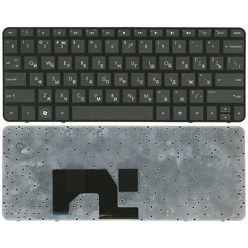 клавиатура для hp mini 210 1000 p n nm6 aenm6u00210 aenm6u00410 mp 09m63us6920 sn6101 2ba Клавиатура для ноутбука HP Mini 210-1000 черная с рамкой