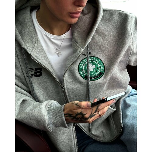 Худи Casus Belli zip-celtic-melange, размер S, серый