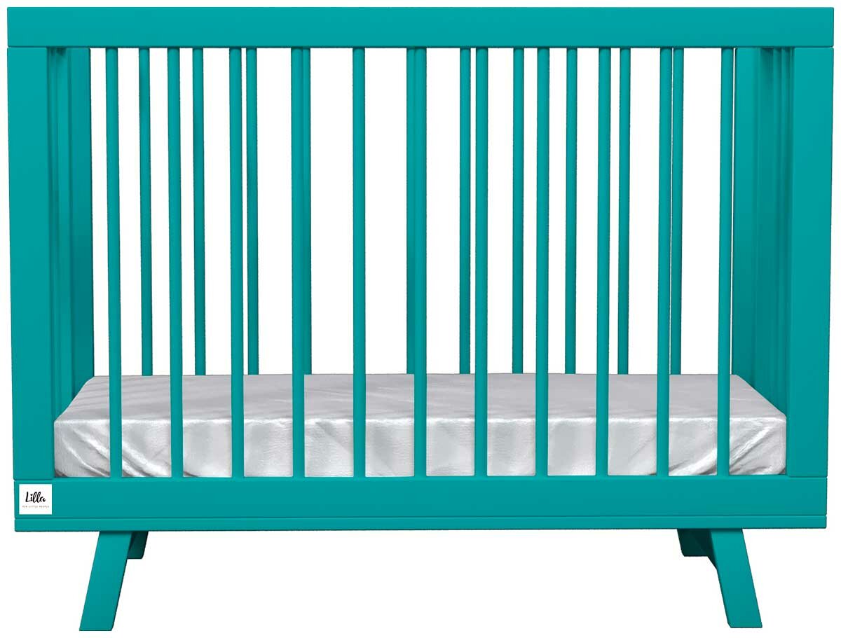 Кроватка для новорожденного Lillaland Aria, Ocean Blue