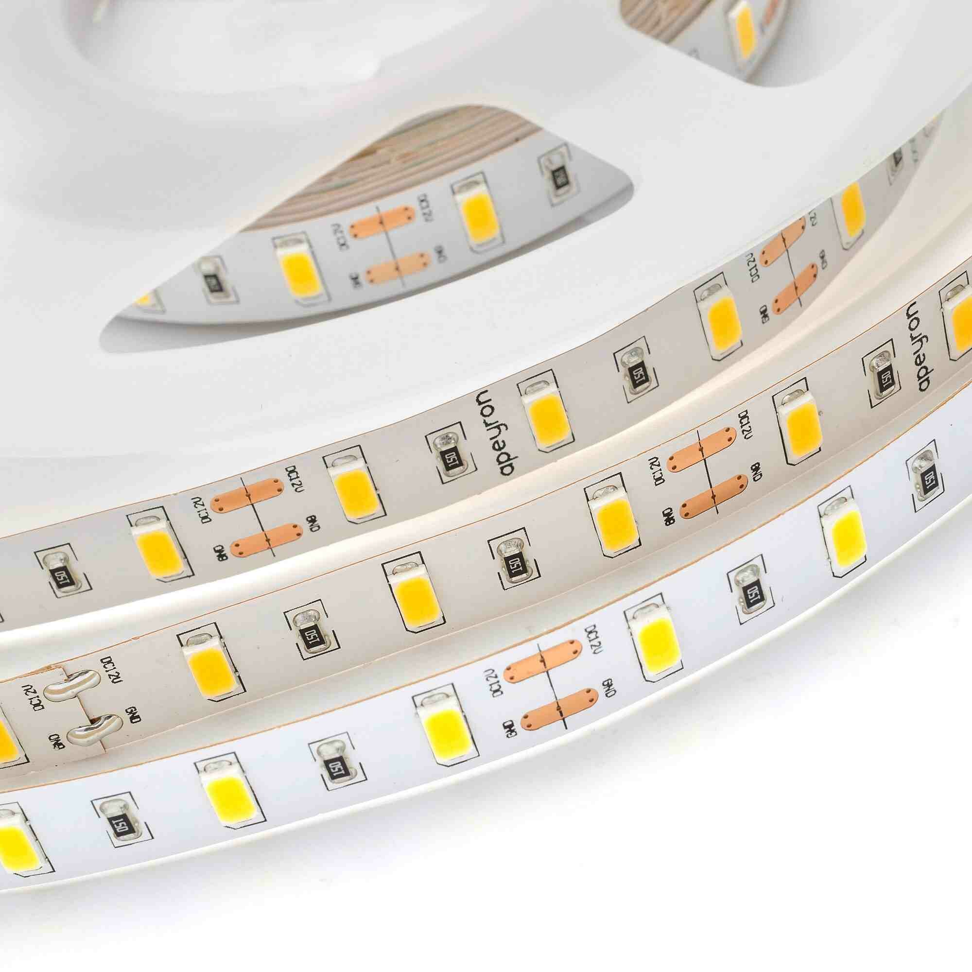 Светодиодная лента Apeyron 9,6W/m 60LED/m 5630SMD теплый белый 3M - фото №11