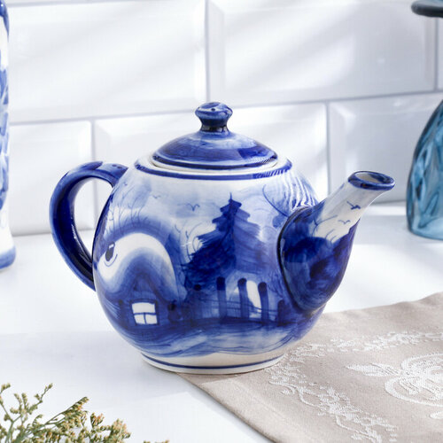 Чайник Шар сюжет гжель 2941₽