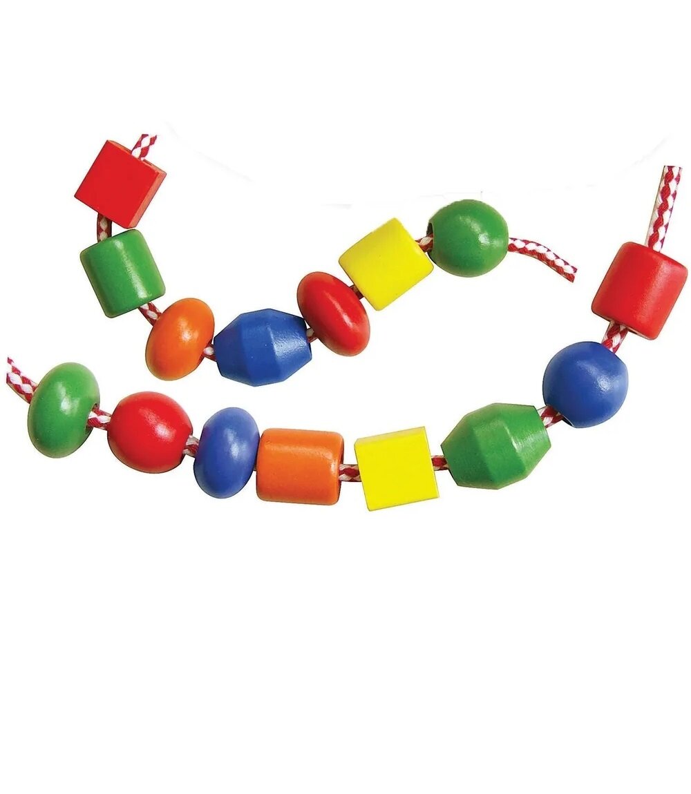 Шнуровка Viga Toys Бусинки, 30 шт. (58466) - фото №2