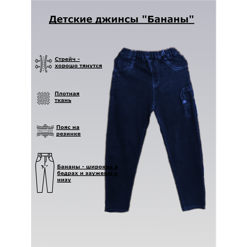 фото Джинсы , размер 27, синий shopfavorite
