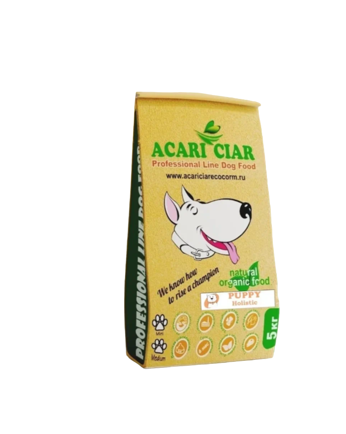 Сухой корм для собак ACARI CIAR Puppy Holistic (мини гранула) 5 кг (для мелких и средних пород)