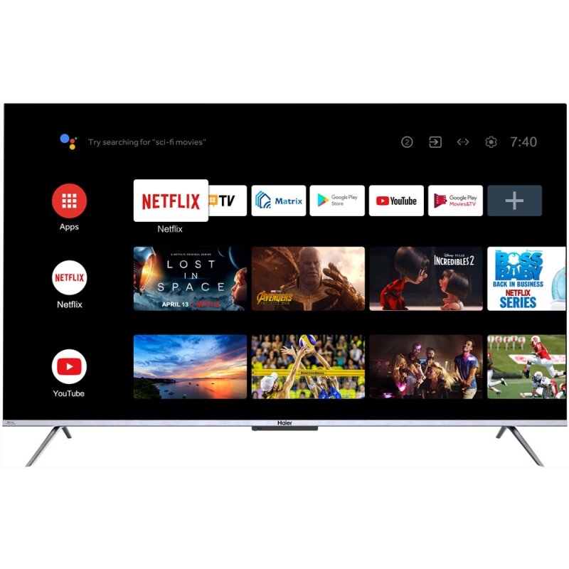 Телевизор Haier 65 Smart TV S3, Android, голосовое управление
