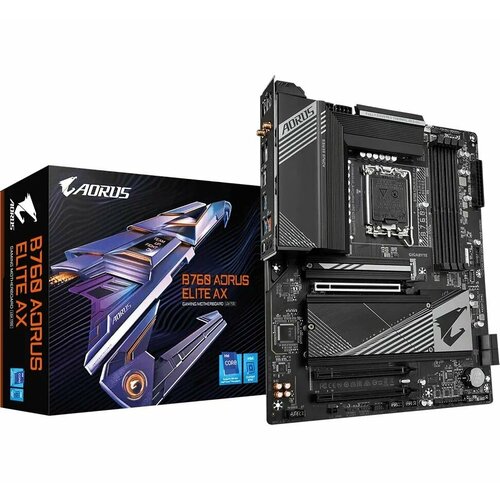 Материнская плата Gigabyte B760 AORUS ELITE Socket 1700 4xDDR5-4800 2493300₽