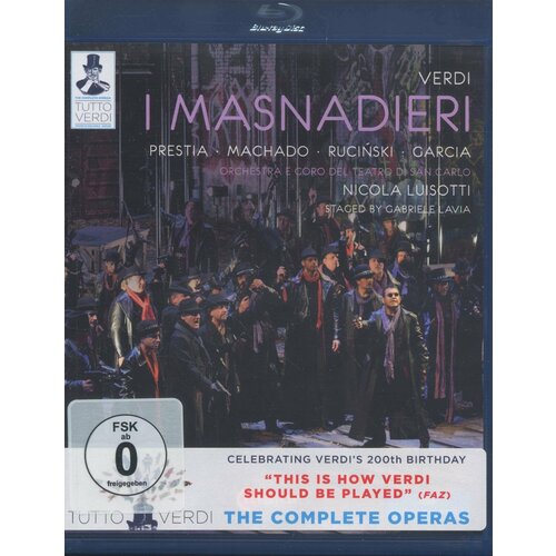 Blu-ray Giuseppe Verdi (1813-1901) - Tutto Verdi Vol.11: I Masnadieri (Blu-ray) (1 BR) wolf ferrari i quatro rusteghi tadeo garazioti benelli et al teatro la fenice bogo rec 2 67