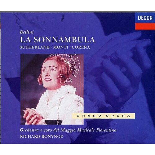 Audio CD Bellini: La Sonnambula. Joan Sutherland, Nicola Monti (2 CD)