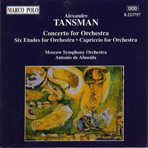 AUDIO CD TANSMAN: Concerto for Orchestra / Etudes for Orchestra. 1 CD