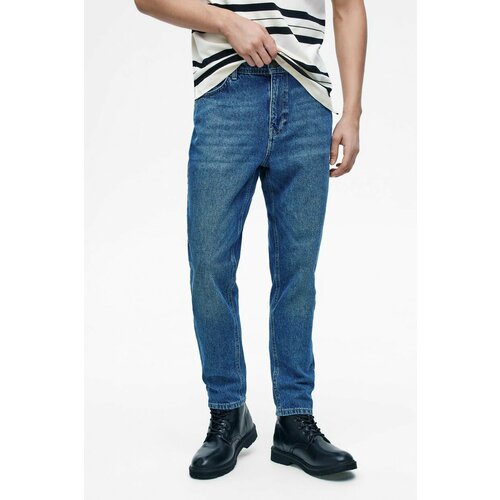 Джинсы широкие Baon B8024002, размер 36, синий джинсы широкие размер 36 синий