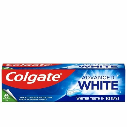 Colgate Зубная паста Advanced White Белые зубы за 10 дней 100 мл (из Эстонии)