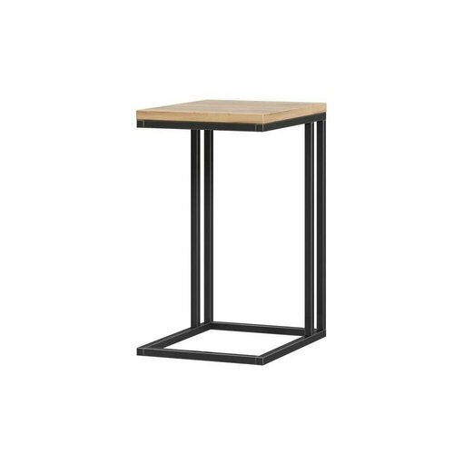 Столик журнальный прикроватный прямоугольный 40х35х72 Ghome коричневый дуб