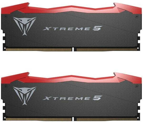 Оперативная память для компьютера 32Gb (2x16Gb) PC5-65600 8200MHz DDR5 DIMM CL38 Patriot Viper Xtreme 5 PVX532G82C38K