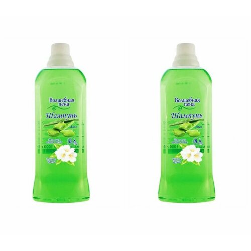 Волшебная пена, Шампунь для всех типов волос, Алоэ и Чайное дерево, 1000 мл, 2 шт
