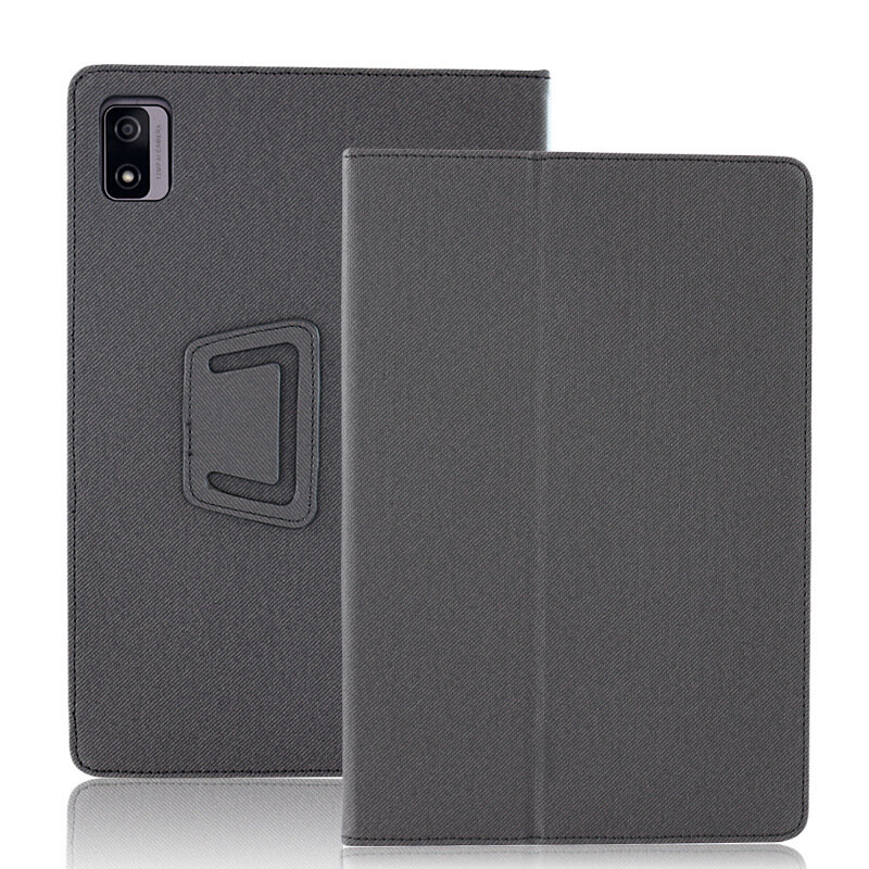 Чехол-обложка MyPads для Teclast M50 Pro из качественной импортной кожи с мульти-подставкой в черном цвете