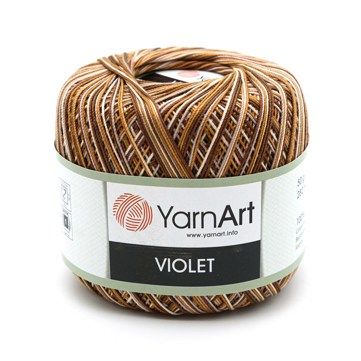 Пряжа для вязания YarnArt 'Violet Melange' 50гр 282м (100% мерсеризированный хлопок) (506 меланж), 6 мотков