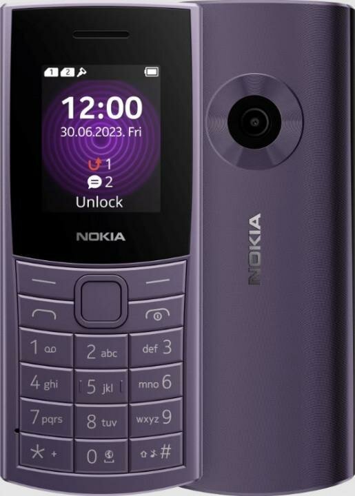 Мобильный телефон Nokia 110 DS 4G TA-1543 Фиолетовый