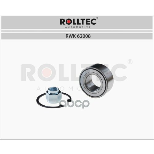 Подшипник ступицы передний 37x72x33 CITROEN C2 (2003- )/ C3 I (2002-2009), PEUGEOT 1007 (2005-2010)/ 206 (1998-2012)/ 306 (1993-2003) RWK62008