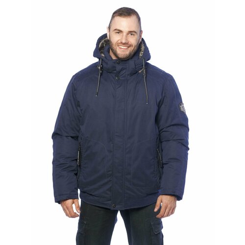 Куртка INDACO FASHION, размер 60, синий