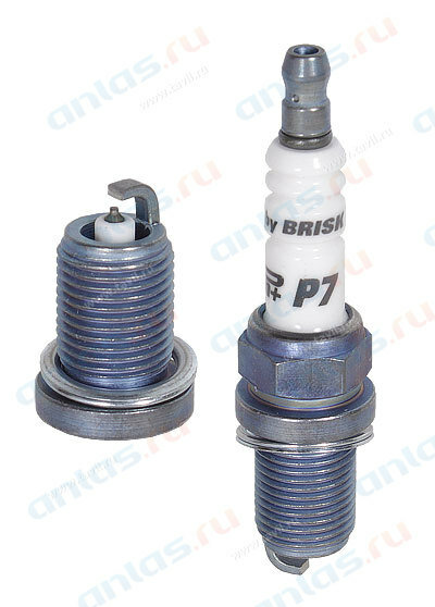 фото Свеча зажигания BRISK Iridium Premium+ P7 Hyundai Accent (ТагАЗ), Elantra (XD), Getz; Kia Ceed