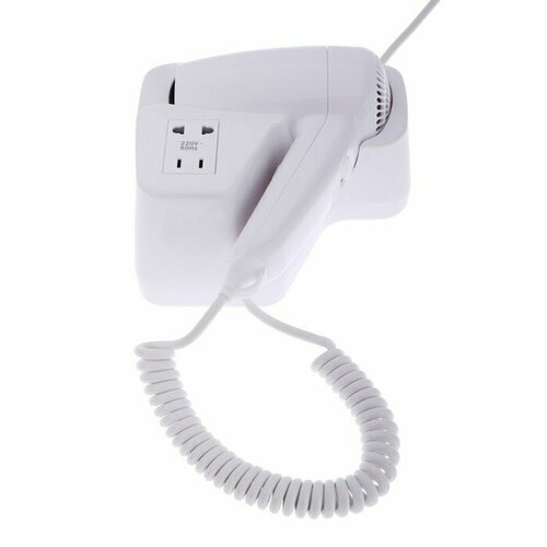 Фен настенный Luazon LGE-007 1600 Вт 2 скорости крепление в комплекте белый 320900₽