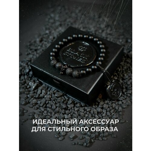 Браслет BLACK STONES, черный