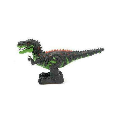 Динозавр радиоуправляемый T-REX, двигает головой, работает от аккумулятора, свет и звук, микс джип радиоуправляемый t rex