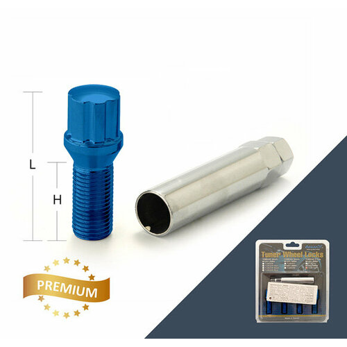 Болты секретные для литых дисков М12х1,25 55/30 Конус