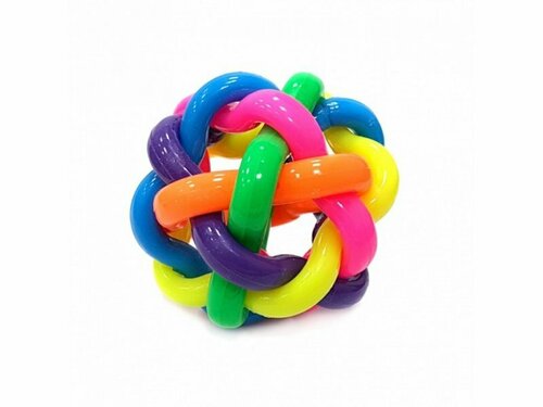 Игрушка Qunxing Toys Мячик Разноцветная плетенка