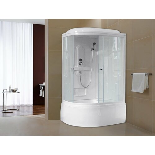 Royal Bath Душевая кабина Royal Bath RB 8120BK1-T-R (прозрачное) правая