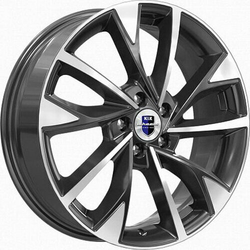 Колесный диск КиК Роквуд 7,0x17/5x108 ET33 D60,1 Алмаз черный