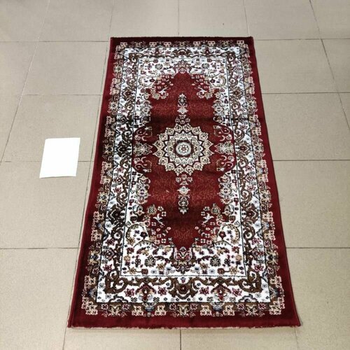 Ковер Классический БАЛ текстиль Elegant KZ W746B red, , цвет Красный, из нитей Хет-Сет, основа джут, размер 2 м на 5 м, вес 19,5 кг