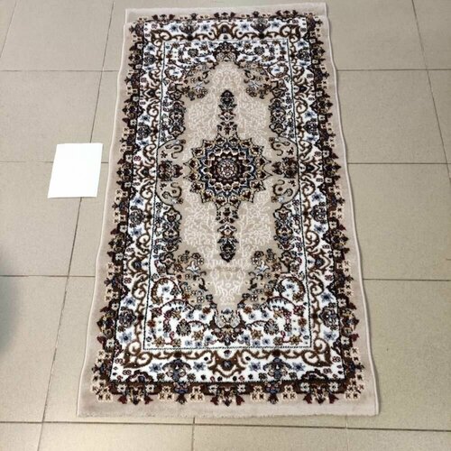 Ковер Классический БАЛ текстиль Elegant KZ W746B beige, , цвет Бежевый, из нитей Хет-Сет, основа джут, размер 2 м на 4 м, вес 15,6 кг