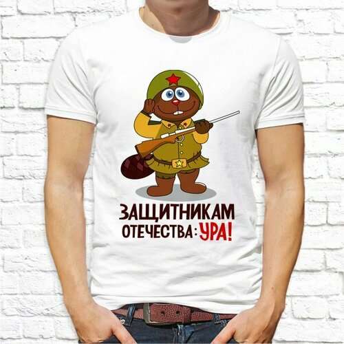 Футболка, размер 6XL, белый