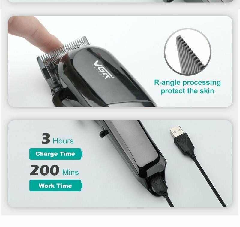 Триммер VGR Voyager V-118 Professional Hair Clipper - фотография № 9