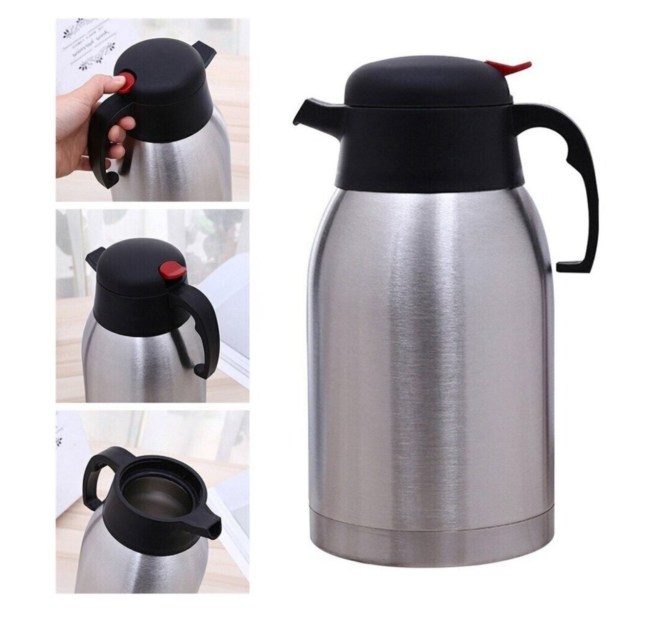 Кофейник-термос, термокувшин от KosmoStore, 2 л — фото 1