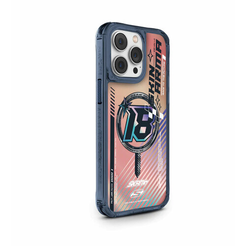 Чехол Skinarma Drift Case для iPhone 15 Pro Max with reinforced bumper corners and backplate 6.7 Pro, синий