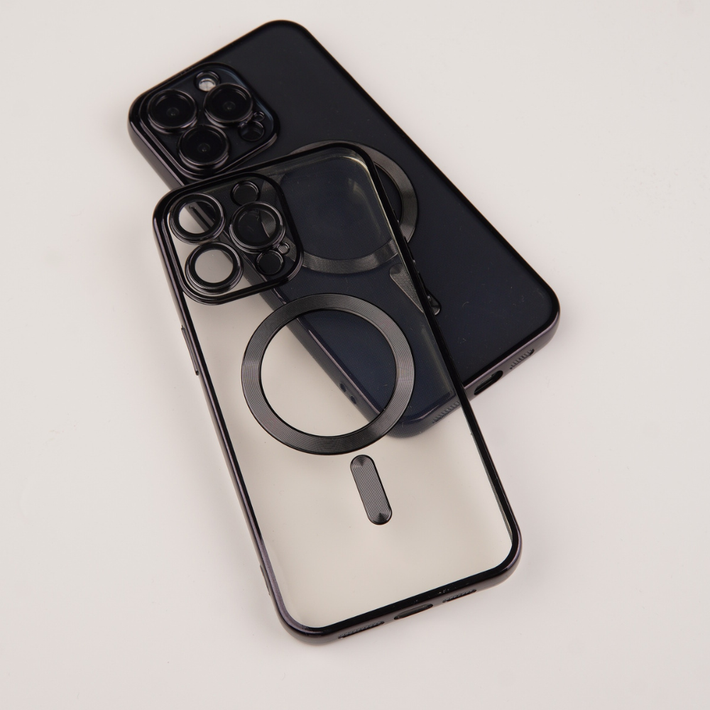 Магнитный чехол для iPhone 15 Pro с поддержкой MagSafe, черный
