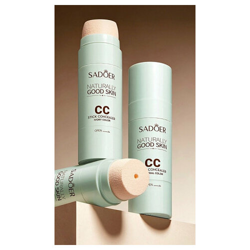 SADOER Консилер для лица со спонжем CC Stick concealer IVORY 399₽