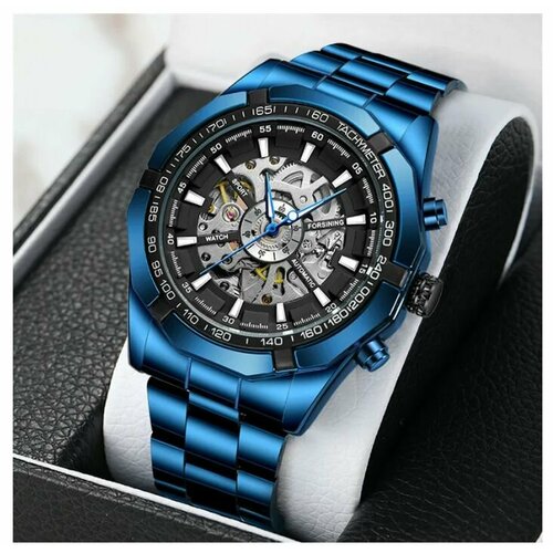 фото Наручные часы, синий нет бренда