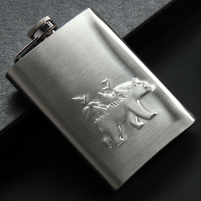 Фляжка «Медведь», 240 мл — фото 1