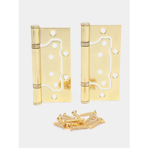 Петля без врезки 100 мм Количество 2 Цвет Золотой 999₽