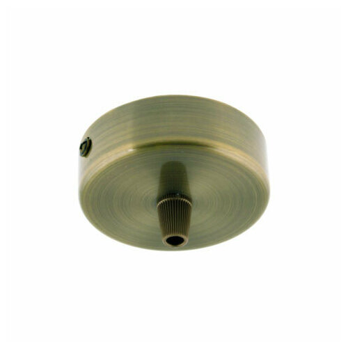 Потолочная чашка для светильника с пластиковым зажимом для провода в цвете Антик 80 мм потолочная чашка для светильника с пластиковым зажимом для провода цвет черный 60 мм