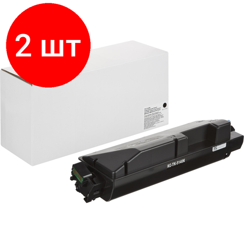 Комплект 2 штук, Тонер-картридж Retech TK-5140K чер. для Kyocera M6030cdn/M6530cdn/P6130cdn тонер картридж integral tk 5140k черный для kyocera