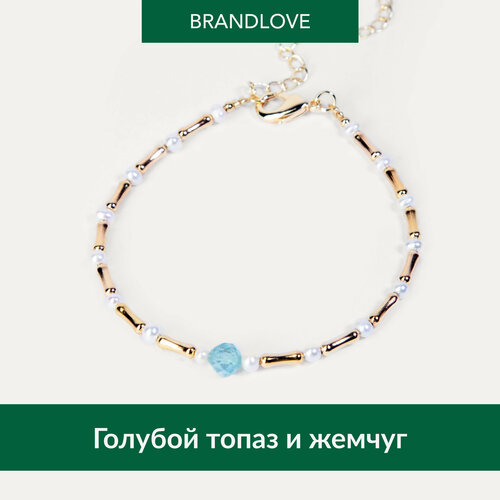 Браслет BL Jewelry Water, топаз, 1 шт., голубой