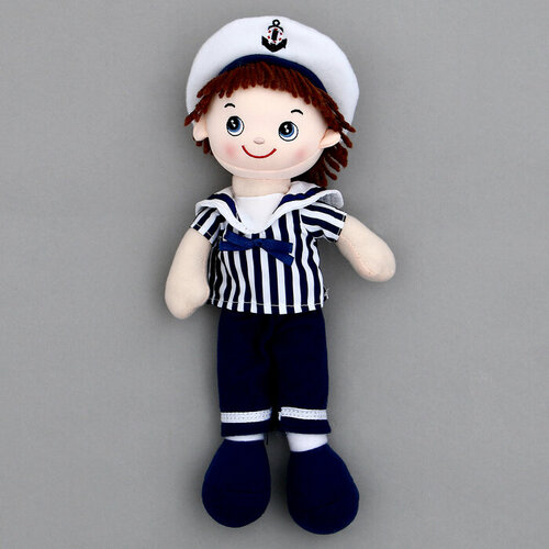 Мягкая игрушка Кукла, моряк, 30 см