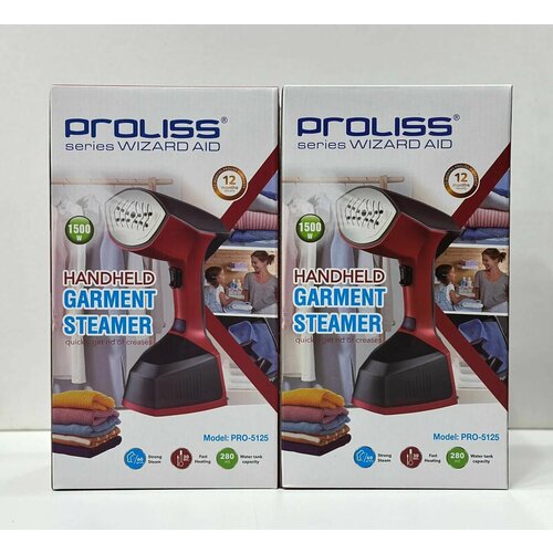 Отпариватель для одежды ручной вертикальный Парогенератор для уборки дома 1500 Вт красный 500000₽